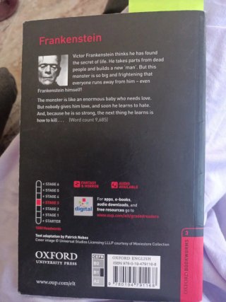 Oxford Bookworms Library: Stage 3: Frankenstein