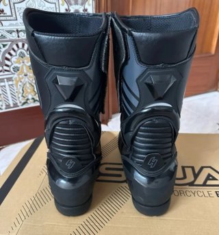 Botas de Moto SHUA Negras Talla 45