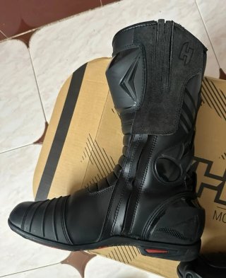 Botas de Moto SHUA Negras Talla 45