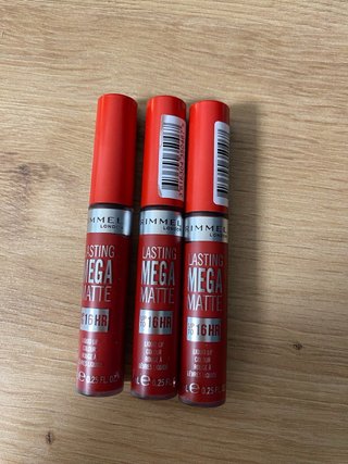 3x Rimmel Lasting Mega Matte pintalabios