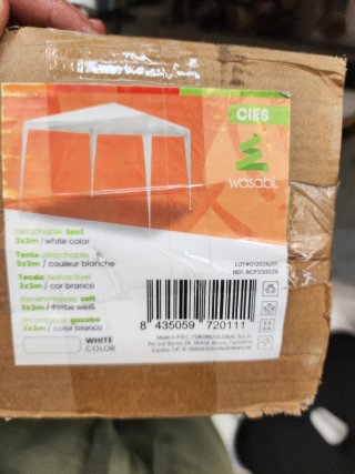 Carpa desmontable 3x3m