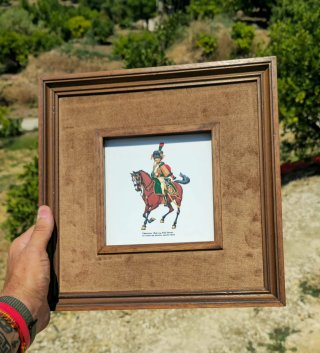 Azulejo vintage militar