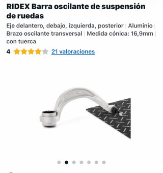 Brazo de suspensión RIDEX delantero
