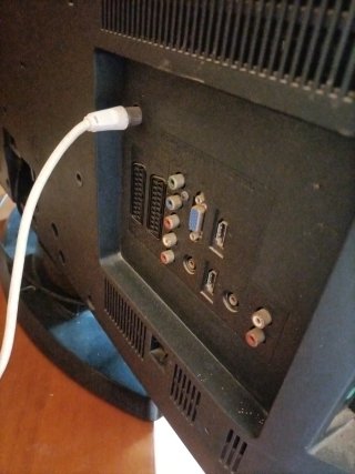 Televisión Sony Negra