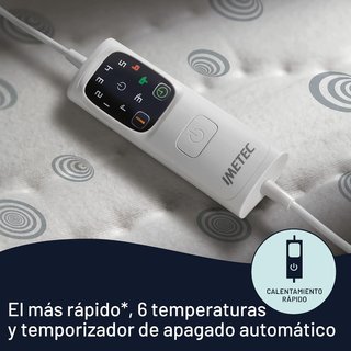 Manta Eléctrica Imetec Adapto Gris