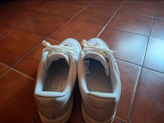 Nike Air Force 1 Argento/Bianco