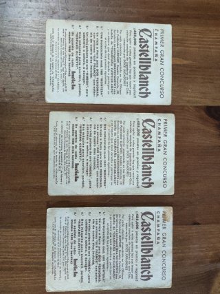 Lote postales Barça 1949 + Castellblanch 1952
