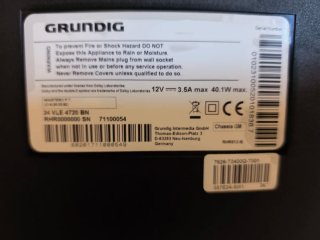 TV Grundig 24 VLE con mando a distancia
