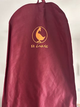 Chaqueta El Ganso Lana Azul Marino Ribete Rojo
