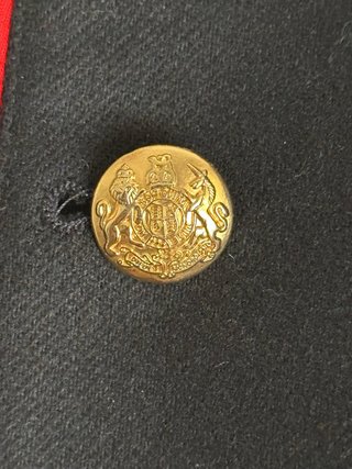 Chaqueta El Ganso Lana Azul Marino Ribete Rojo