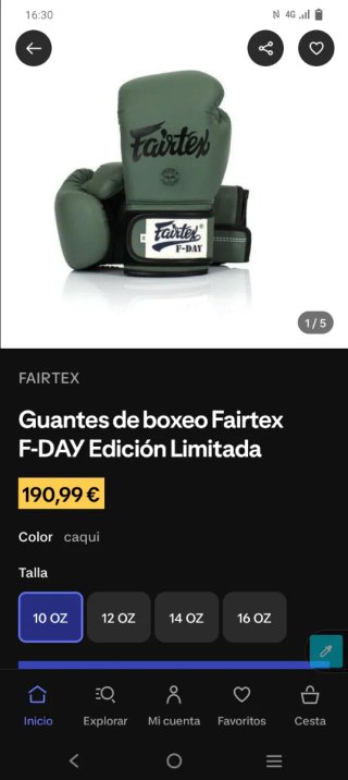 Guantes Fairtex F-Day Edición Limitada