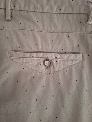 Pantalón Massimo Dutti Slim Fit Beige Talla 42