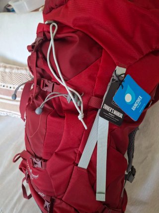 Mochila Osprey Ariel AG 55L Mujer Roja
