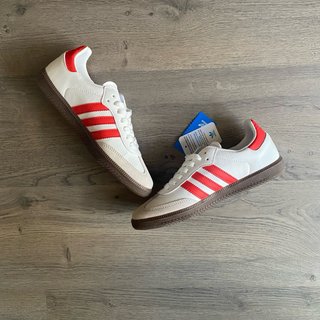 Adidas Samba OG Blancas Rojas Talla 39 Nuevas