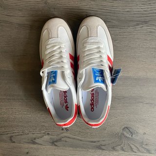 Adidas Samba OG Blancas Rojas Talla 39 Nuevas