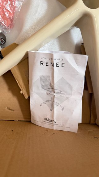 Sklum Silla de escritorio en acero Renee