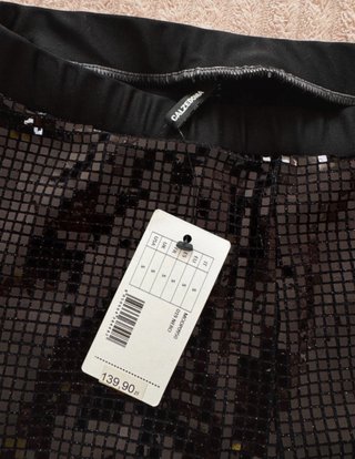 Leggings Calzedonia lentejuelas brillantes