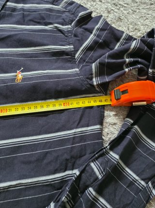 Camicia Ralph Lauren Uomo Righe Blu L