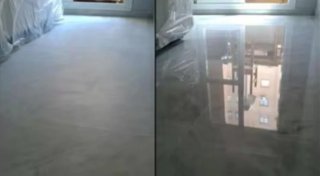 Pulido de mármol terrazo mosaicos