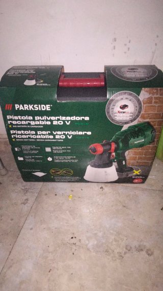 Pistola pulverizadora Parkside 20V No hago envios