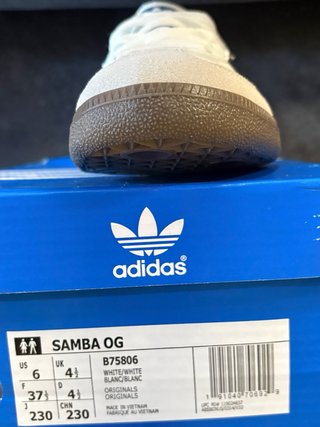 Zapatillas Adidas Samba Blancas Negras