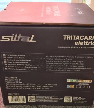 Tritacarne elettrico Siltal YM-01