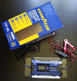 Cargador Batería Goodyear 4.0A Inteligente