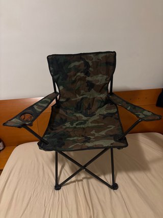 Silla Plegable Camuflaje Playa/Ocio