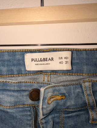 Pantalones Vaqueros Ajustados Pull&Bear Talla 40