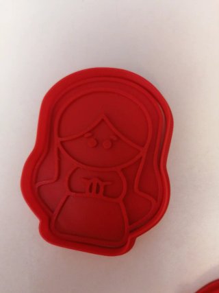 Cortadores Galletas Plastilina Arcilla Rojo
