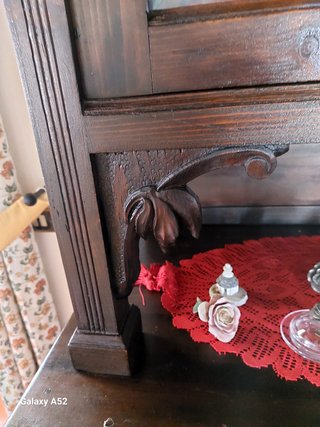 Credenza antica vetrina fine '800