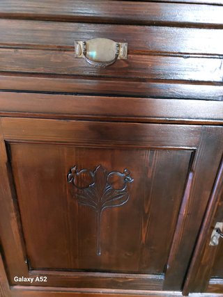 Credenza antica vetrina fine '800