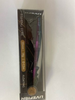 Señuelo pesca LIVEFISH 13.5cm 14g Flotante