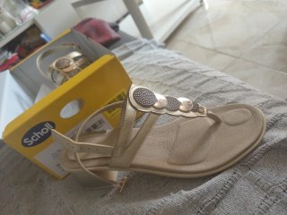 Sandalias Scholl Doradas Talla 40