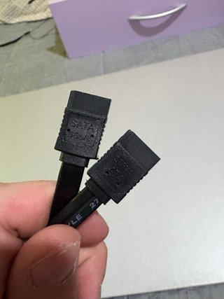 Lote 2 Cables SATA Datos Negro