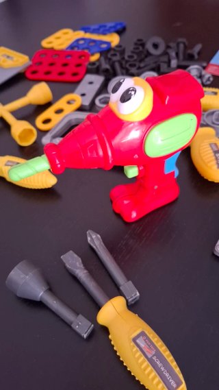 Juego de herramientas de juguete