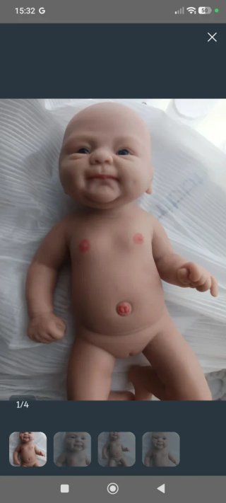 Bebé reborn silicona completa