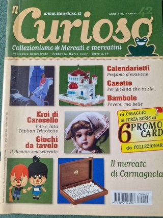 N.3 riviste italiane "Il Curioso - Collezionismo