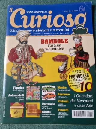 N.3 riviste italiane "Il Curioso - Collezionismo