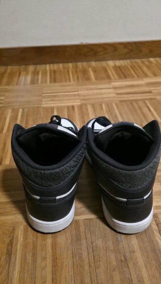 Nike Air Jordan 1 Mid SE Black White Elephant