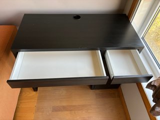 Escritorio MICKE Ikea Madera Oscura