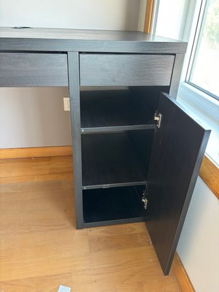 Escritorio MICKE Ikea Madera Oscura