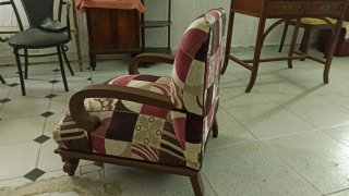 Butaca descalzadora restaurada