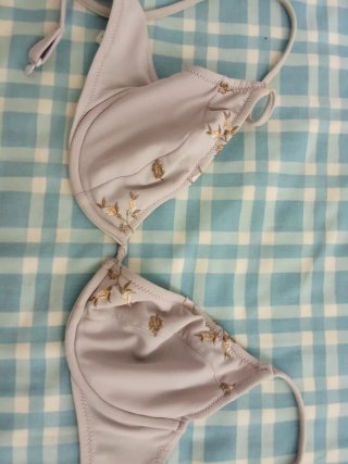Bikini Viola con Fiori