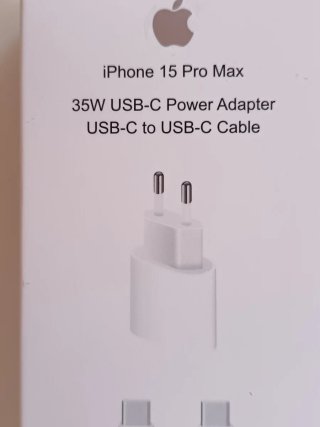 Cargador y cable para iPhone 15 16 17 Pro Max 35W