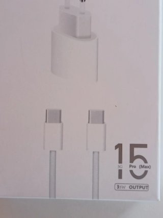Cargador y cable para iPhone 15 16 17 Pro Max 35W