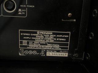 Equipo de música Pioneer