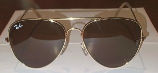 Occhiali da sole Ray-Ban, aviator, marrone, uomo