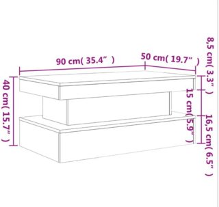 Mesa de salón blanca moderna