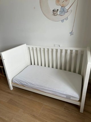 Cuna 140x70 cm Blanca